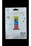 1 Rakam Rengarenk Folyo Balon 100 cm (40 inch)