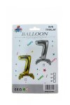 7 Rakam Ayaklı Gold Folyo Balon 80 cm (32 inch)