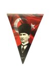 Atatürk Baskılı Flama 10 lu