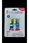 H Harf Rengarenk Folyo Balon 100 cm (40 inch)