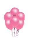 Metalik Balon Pembe 10 Adet