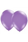 Metalik Balon Violet 10 Adet