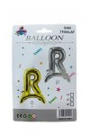 R Harf Ayaklı Gold Folyo Balon 80 cm (32 inch)