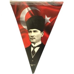 Atatürk Baskılı Flama 10 lu