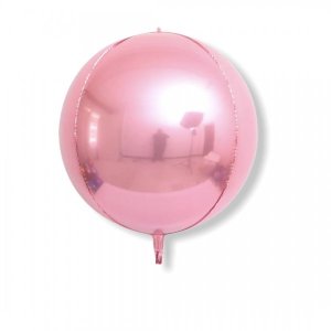 Küre Pembe Folyo Balon